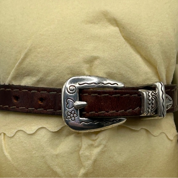 Brighton “Harmony Bandit” Brown Leather Band Bracelet - Picture 4 of 10